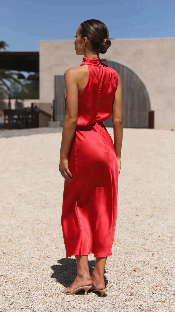 womens-satin-midi-dress-with-halter-neck-and-draped-front-8