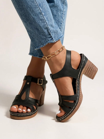 womens-strappy-faux-sandals-with-block-heel-and-buckle-2