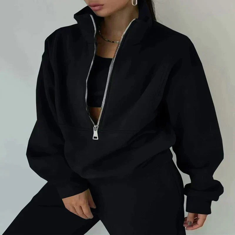 Kylie | Women Spring Zip Neck Set
