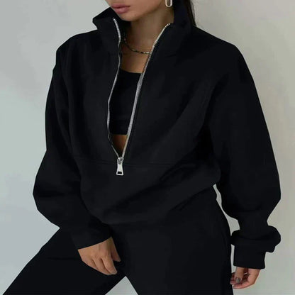 Kylie | Women Spring Zip Neck Set