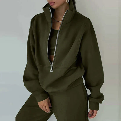 Kylie | Women Spring Zip Neck Set
