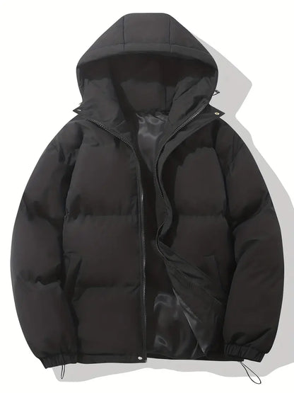 Women's Winter Parka Jacket Hooded Waterproof Insulated Black