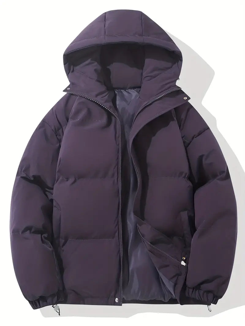 Women's Winter Parka Jacket Hooded Waterproof Insulated Black