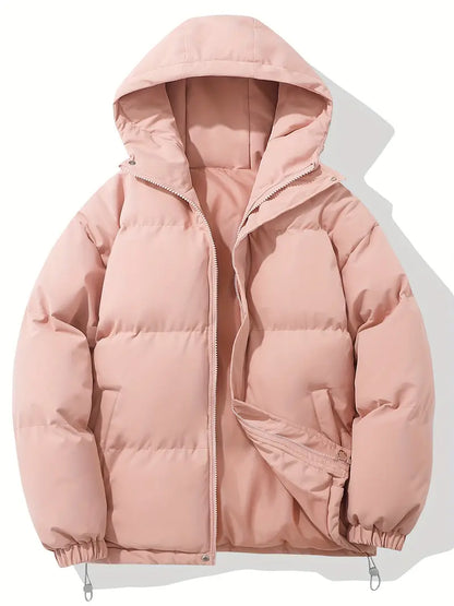 Women's Winter Parka Jacket Hooded Waterproof Insulated Black