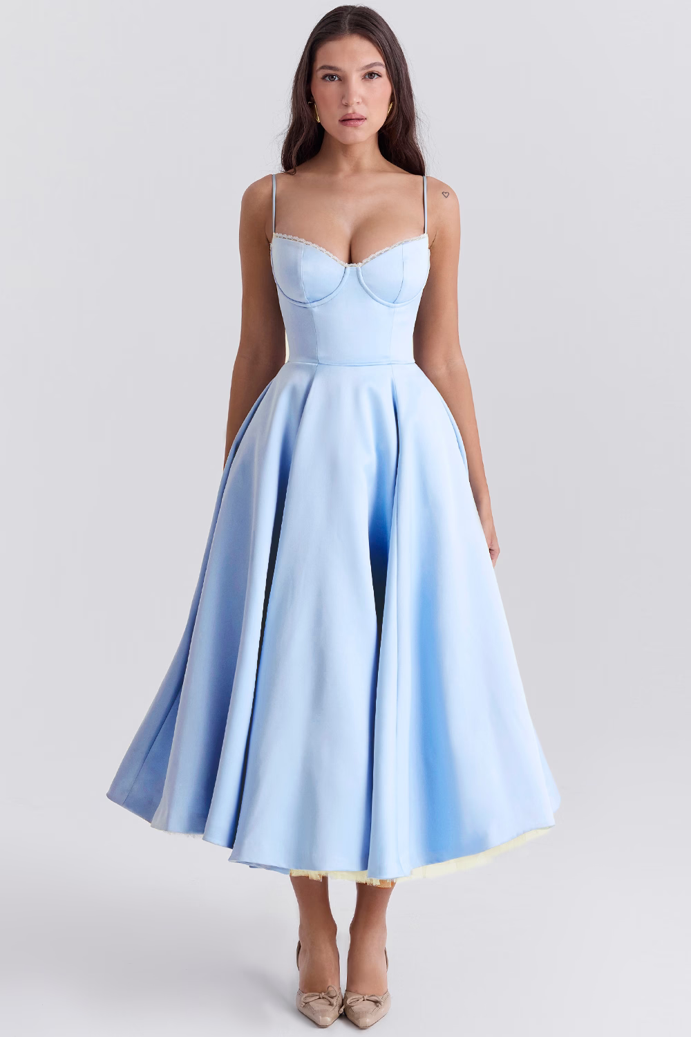 womens-woven-midi-dress-with-sweetheart-bustier-and-tulle-underskirt-3