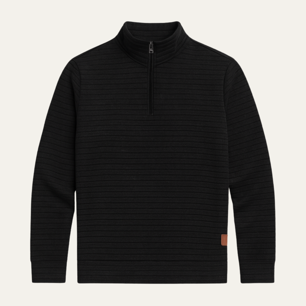 Men's Casual Quarter Zip Sweater Lightweight - Fashinoza