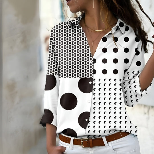 Women's Patterned Casual Blouse