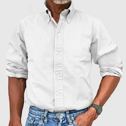 Men's Classic Cotton Shirt Comfortable Fit
