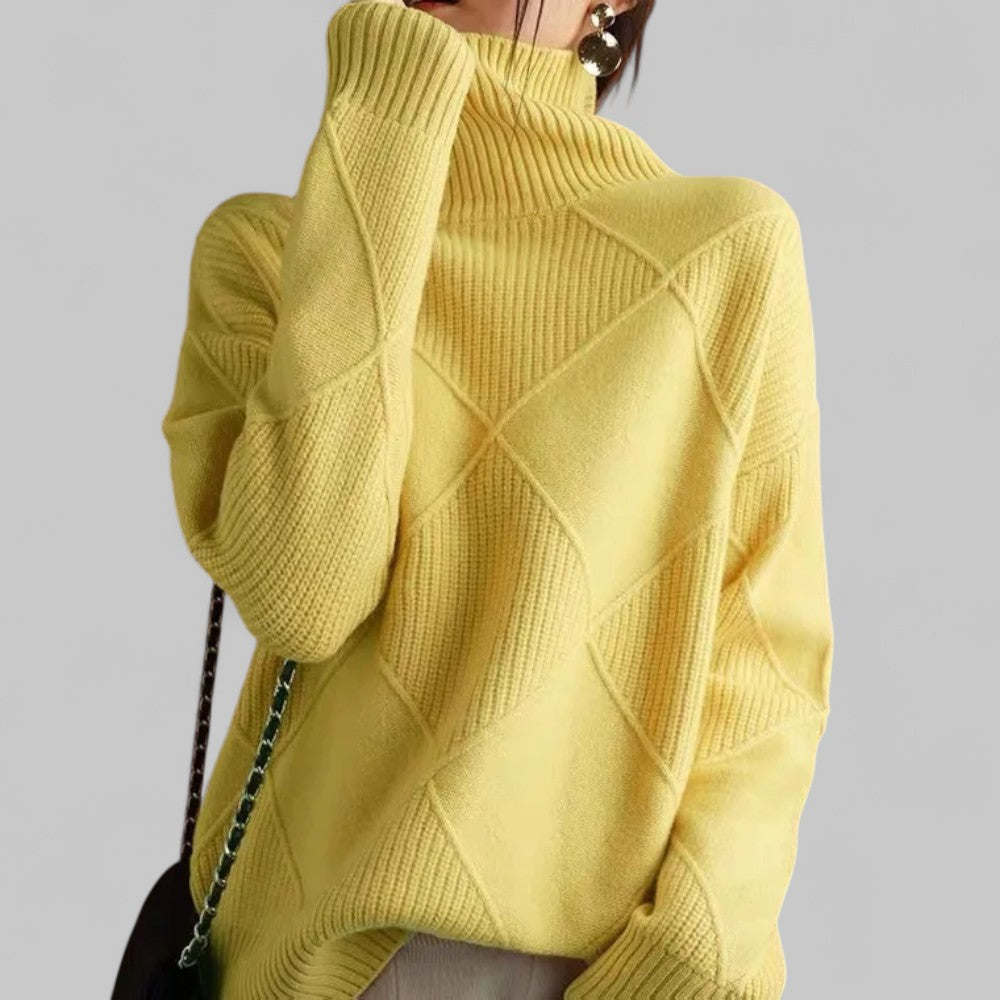 Audrey | Women’s Winter Turtleneck Long Sleeve Sweater