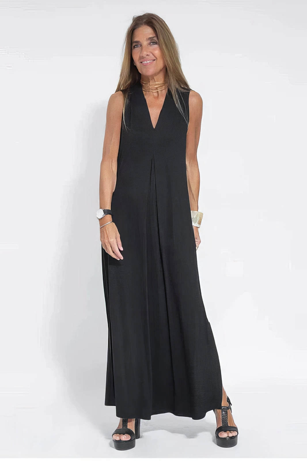 Women's Elegant Long Dress Set with Cardigan