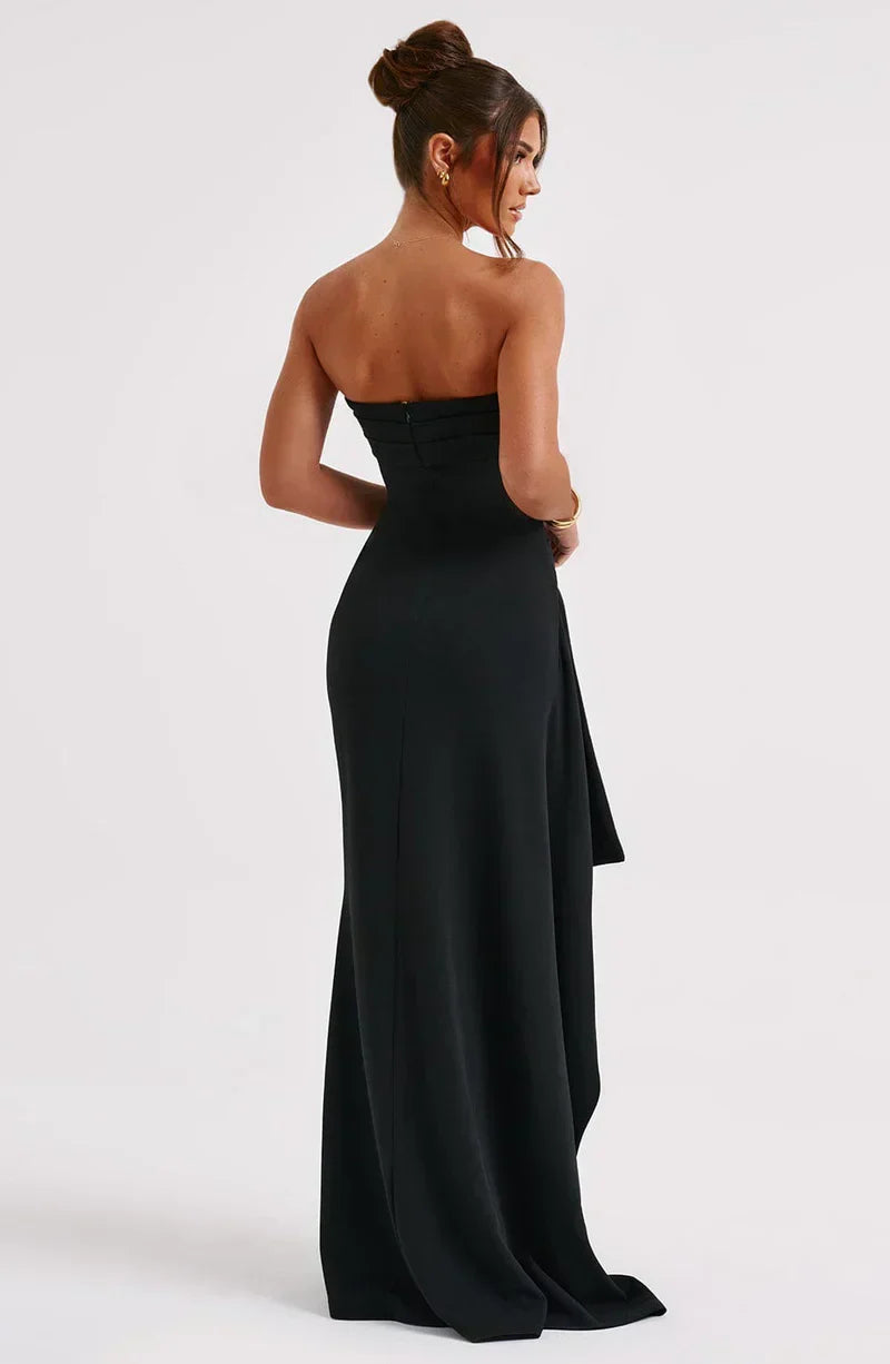 Women's Off Shoulder Twisted Maxi Dress