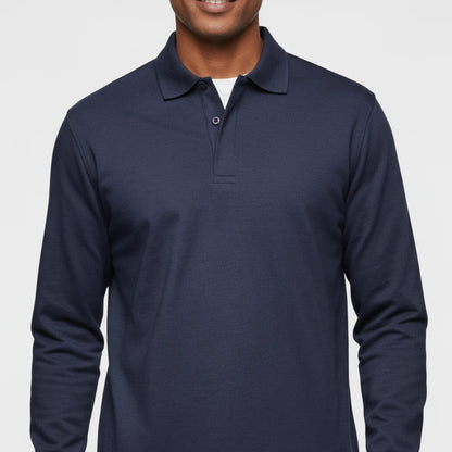 Liam | Men's Spring Long-Sleeve Polo Shirt